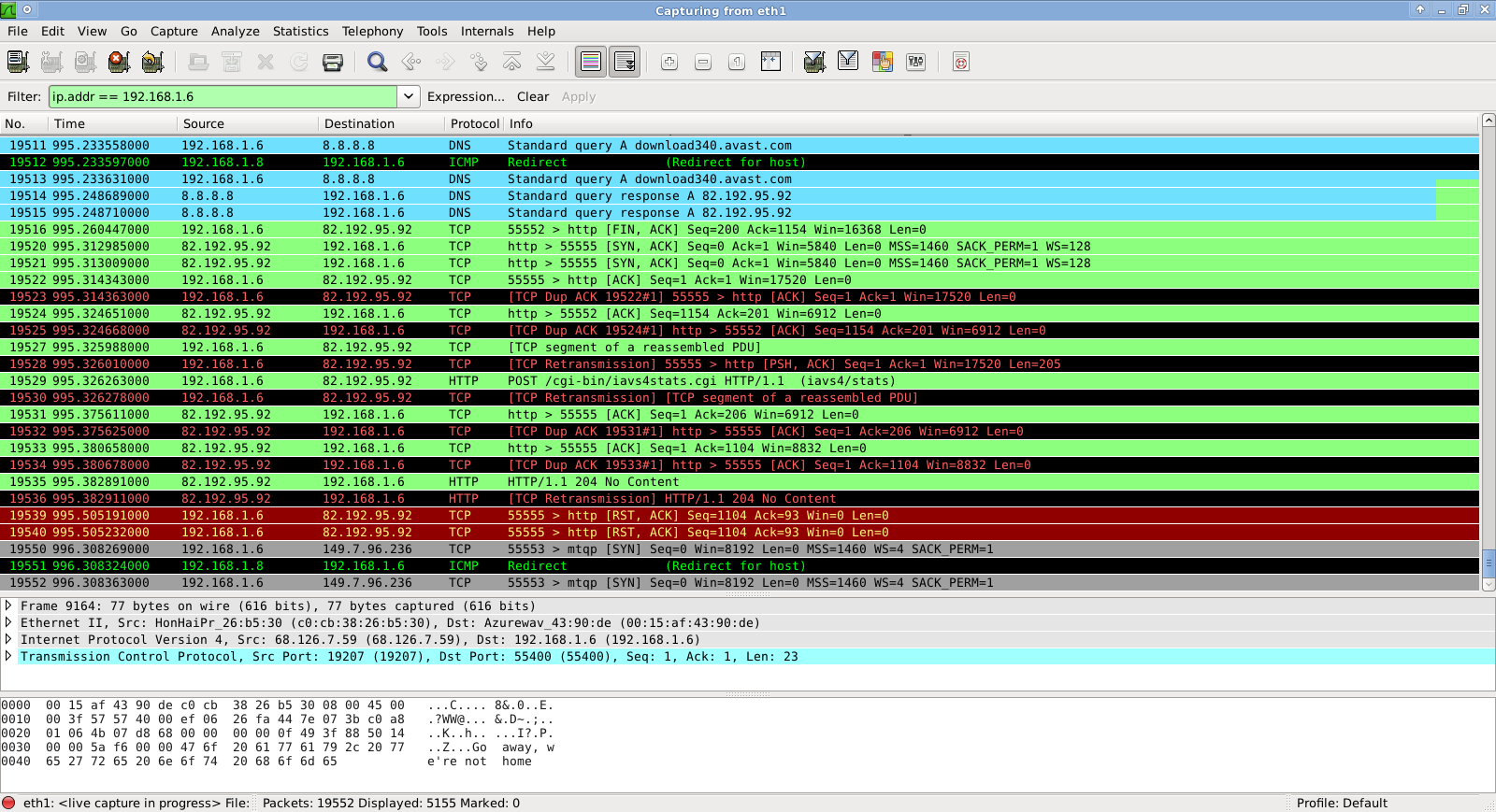 how to read wireshark packets
